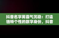 抖音名字男霸气沉稳：打造独特个性的数字身份，抖音名字男霸气沉稳古代 