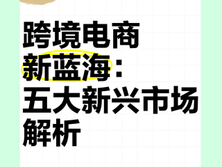 蓝海赛道跨境电商是什么意思,蓝海赛道跨境电商是什么
