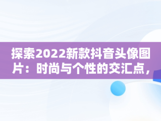 探索2022新款抖音头像图片：时尚与个性的交汇点，抖音头像图片2022新款大全 