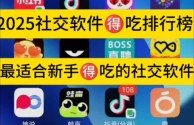 2025最火的交友软件,2025最火的交友软件贴吧