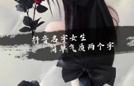 抖音名字女生简单气质30岁两个字,抖音名字女生简单气质30岁伤感