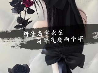 抖音名字女生简单气质30岁两个字,抖音名字女生简单气质30岁伤感