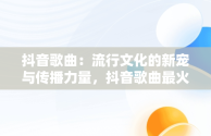 抖音歌曲：流行文化的新宠与传播力量，抖音歌曲最火完整版50首 
