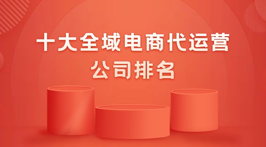 十大电商代运营公司(做电商一个月能挣多少钱)