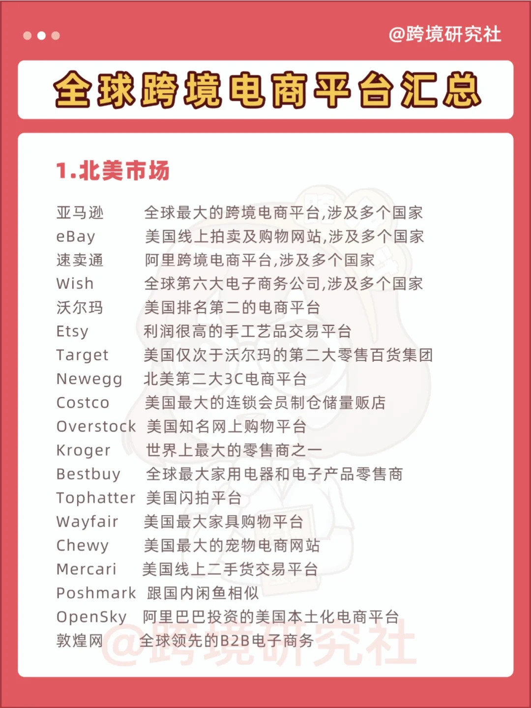 跨境电商哪个平台比较好一点,跨境电商比较好的平台