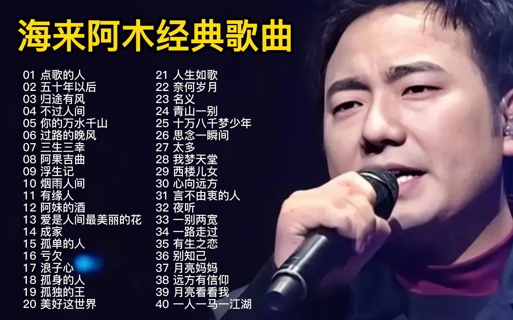 海来阿木最火的十首歌曲别知己,海来阿木最火的十首歌曲